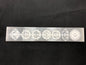 CHAKRA Selenite Charging Plate - Carvings