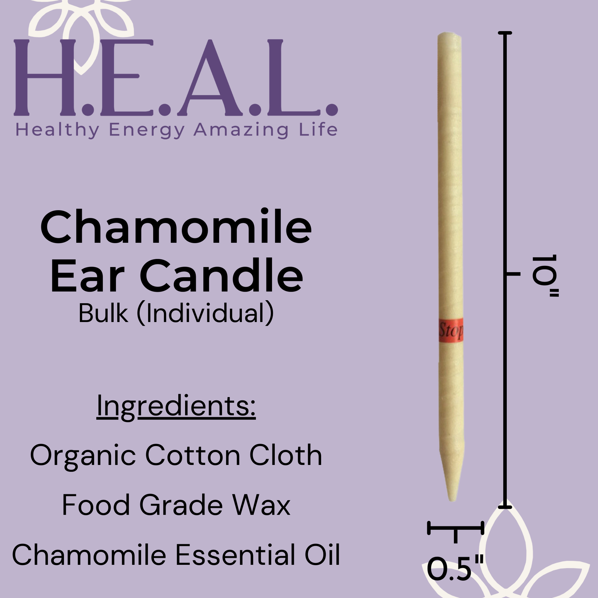 🌼✨ Chamomile Harmony’s Ear Candles – Gentle Relaxation & Soothing Self-Care (2-Pack) 🕯️ - Candles & Accessories