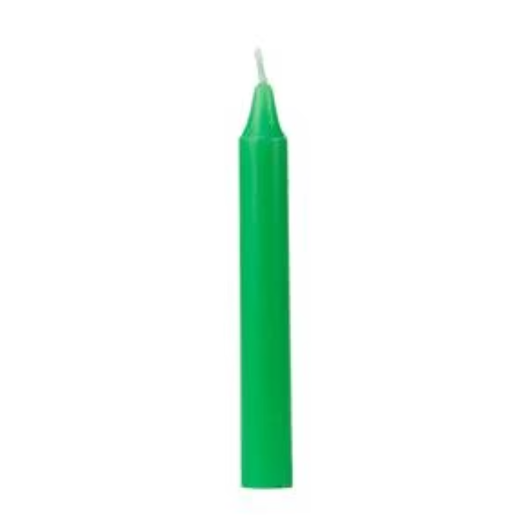 🕯️✨ Chime Ritual Candles Assortment 4 Inch – Colorful Magic and Intention Setting ✨🕯️ - Light Green - Candles &