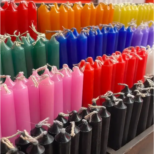 🕯️✨ Chime Ritual Candles Assortment 4 Inch – Colorful Magic and Intention Setting ✨🕯️ - Candles & Accessories