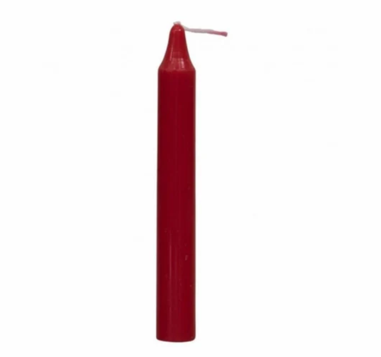 🕯️✨ Chime Ritual Candles Assortment 4 Inch – Colorful Magic and Intention Setting ✨🕯️ - Red - Candles & Accessories