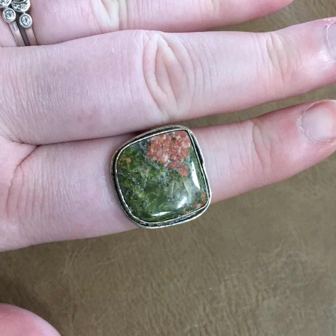 💍✨ Chunky Crystal Power Rings – Sterling Silver Plated ✨💍 - 11 - Size 10 - Jewelry