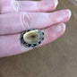 💍✨ Chunky Crystal Power Rings – Sterling Silver Plated ✨💍 - 37- Size 8 - Jewelry