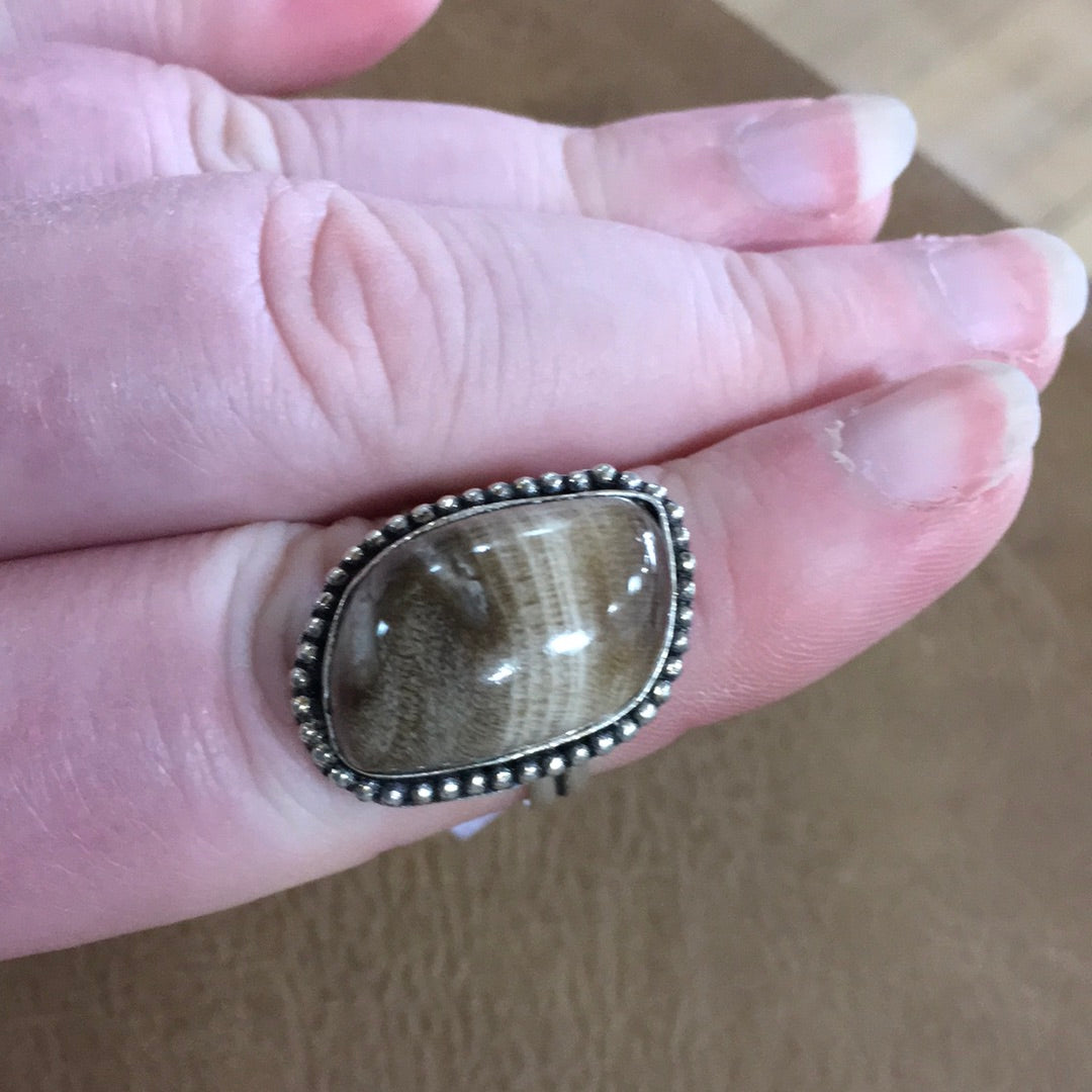 💍✨ Chunky Crystal Power Rings – Sterling Silver Plated ✨💍 - 47- Size 7 1/2 - Jewelry