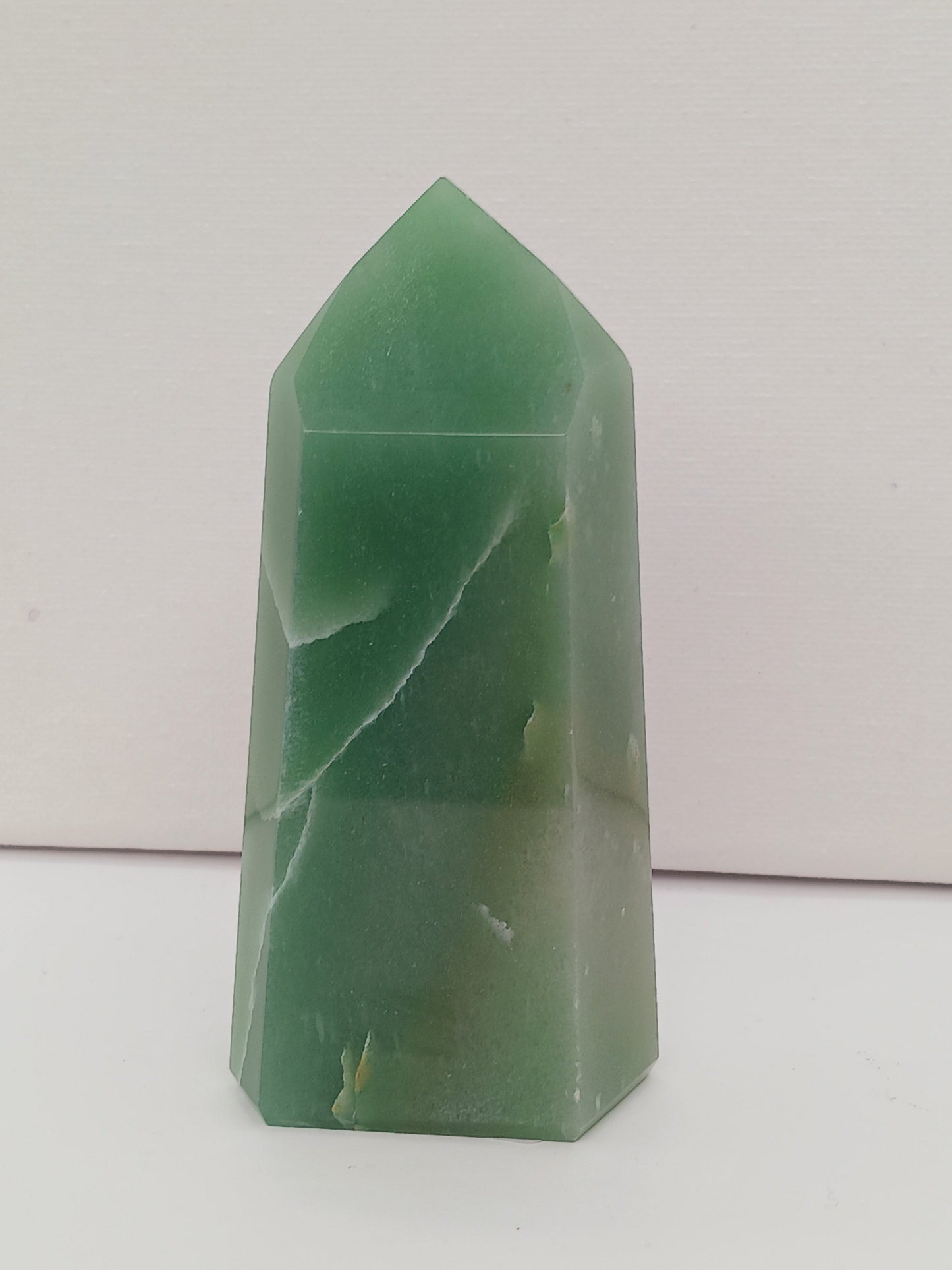 💚✨ Chunky Green Aventurine Tower – Luck Growth & Heart Healing! 🌱 - 4 - 4.25’’ - Towers