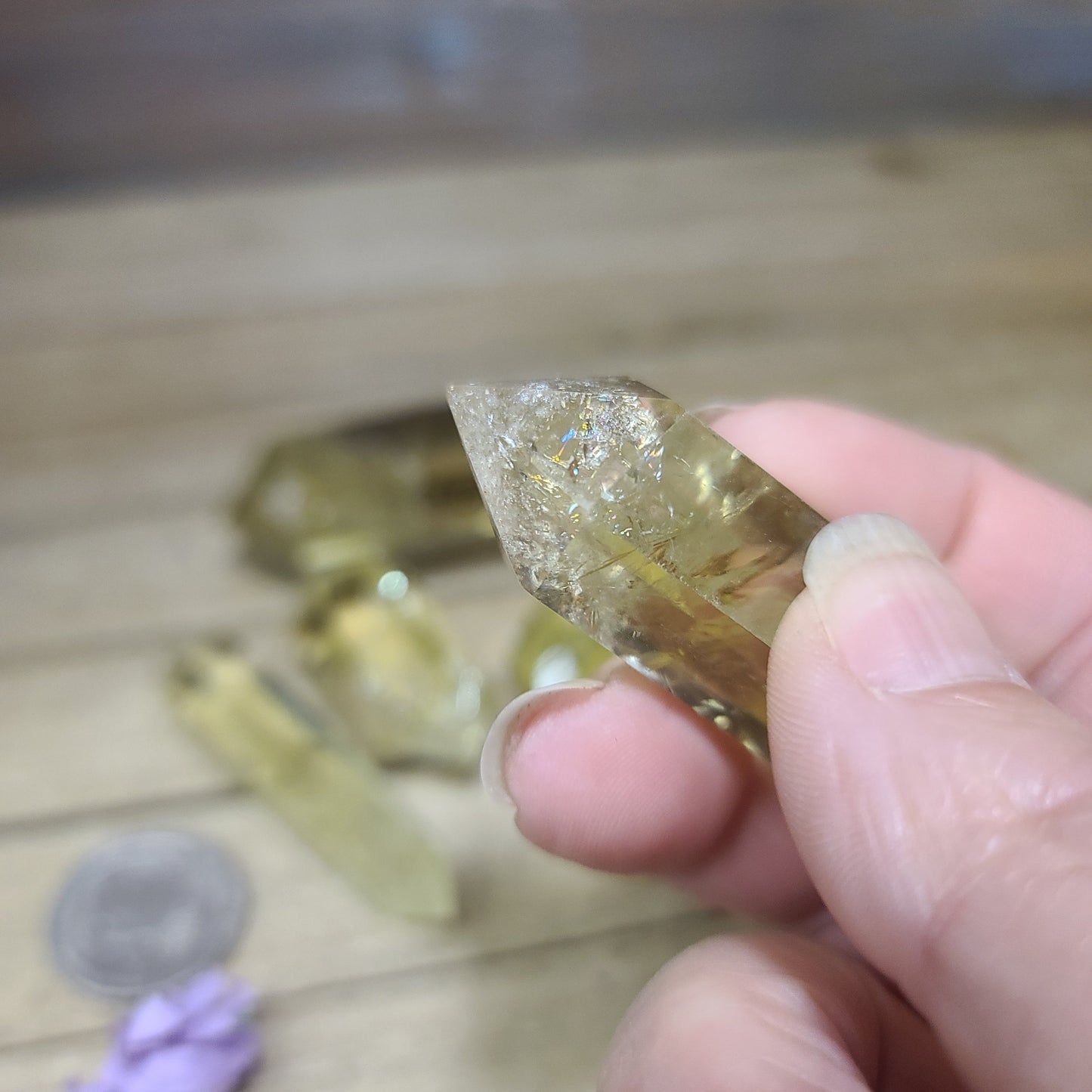 Citrine Double Terminated Crystals - Towers