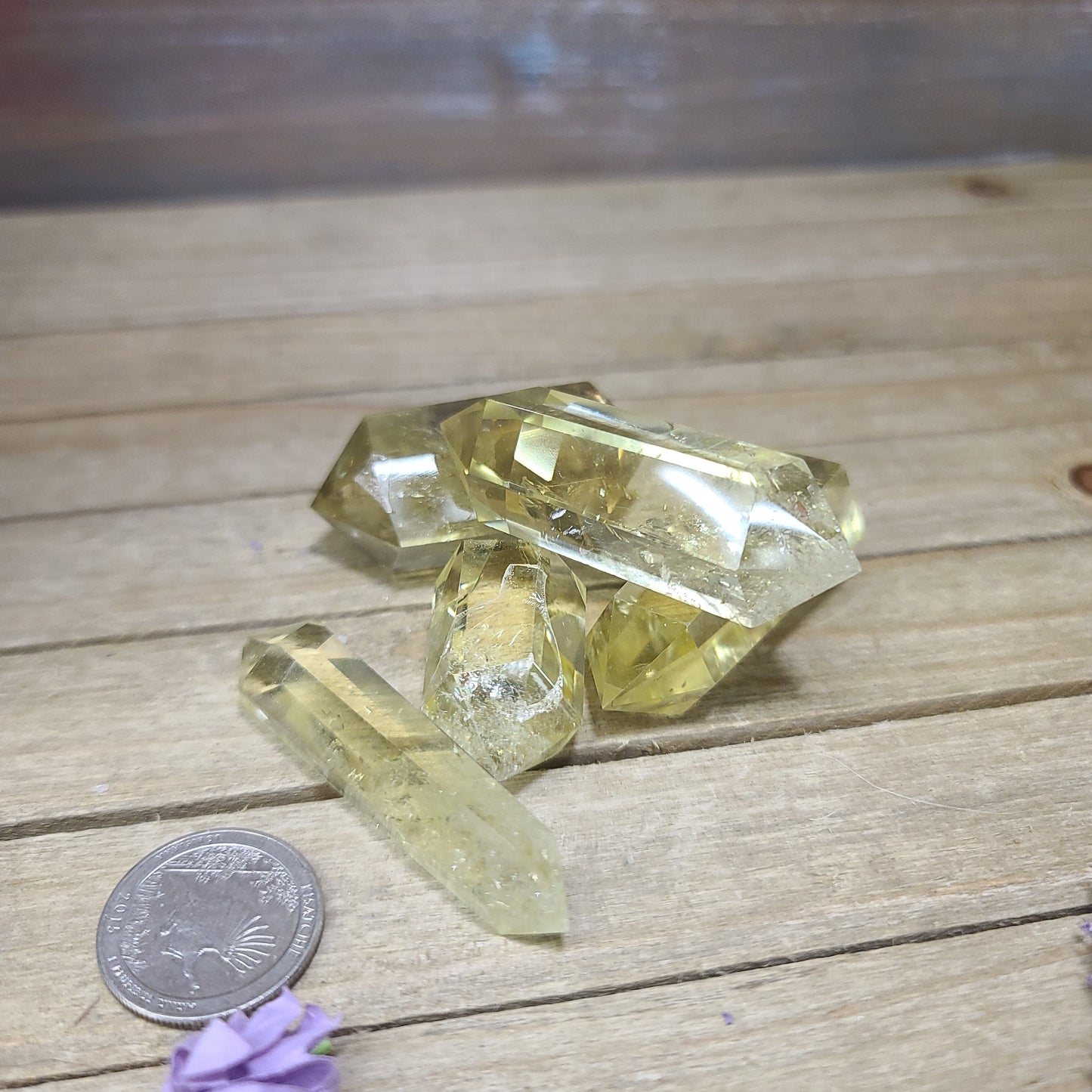Citrine Double Terminated Crystals - Towers