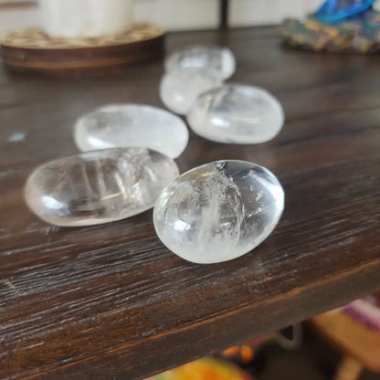Clear Quartz Palmstones INCREDIBLE QUALITY - PALM