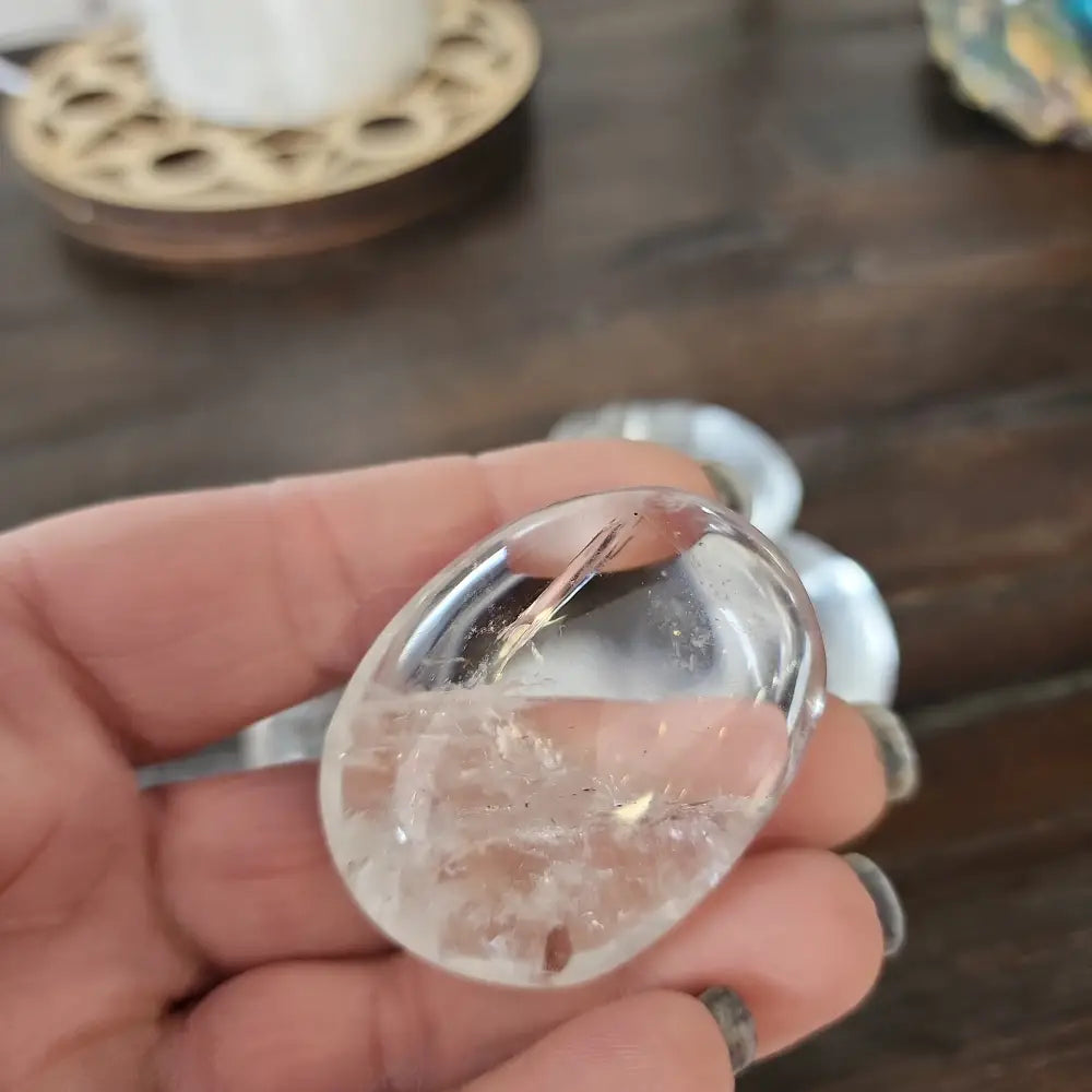 Clear Quartz Palmstones INCREDIBLE QUALITY - PALM