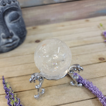 CLEAR QUARTZ SPHERE - 10 - Spheres