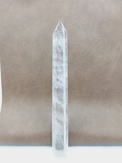 🤍✨ Clear Quartz Tower – Gorgeous Clarity and Amplifying Energy 🗼 - 5- 8’’ - Towers