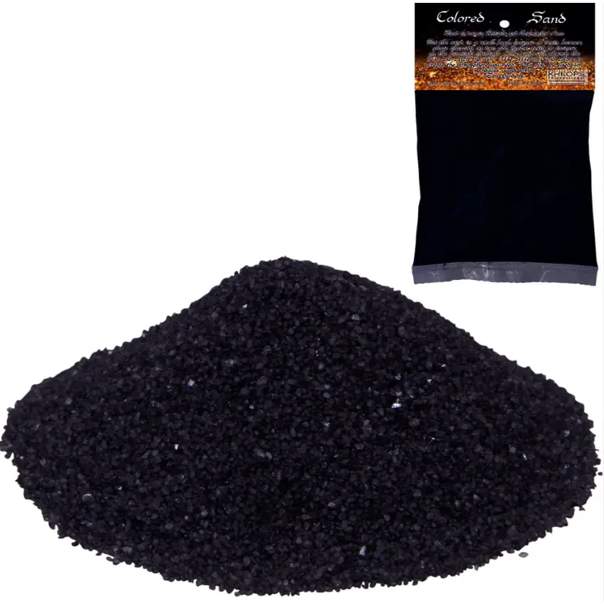 Colored Ritual Sand - Black - Ritual Supplies