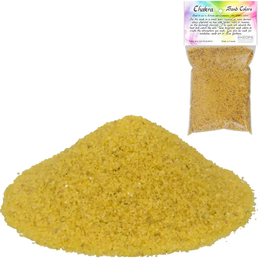 Colored Ritual Sand - Yellow - Ritual Supplies