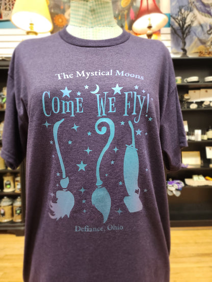 Come We Fly - Spiritual Tshirt Designs - Purple / Large - Clothing & Apparel