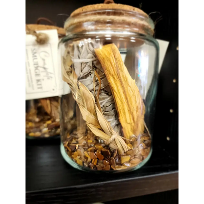 🏠✨ Complete Home Smudge Kit – Cleanse & Elevate Your Space! 🌿 - Incense & Burners