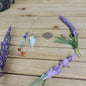 CONE PENDULUM W/CHAKRA CHAIN - OPALITE - Pendulums & Mats