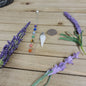 CONE PENDULUM W/CHAKRA CHAIN - QUARTZ - Pendulums & Mats