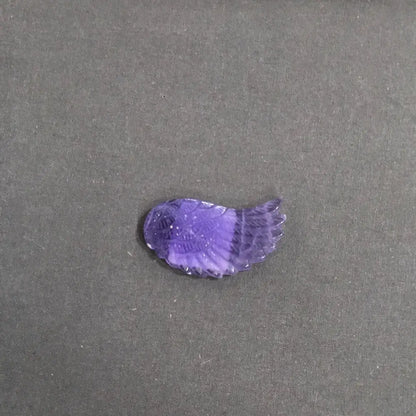 Crystal Angel Wings 2.5’’ – Guardian Angel Energy | The Mystical Moons - Purple Fluorite - 1 - Carvings
