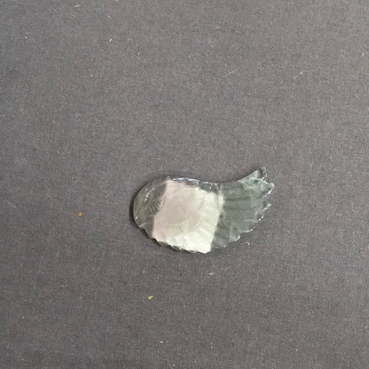 Crystal Angel Wings 2.5’’ – Guardian Angel Energy | The Mystical Moons - Green Fluorite - 9 - Carvings
