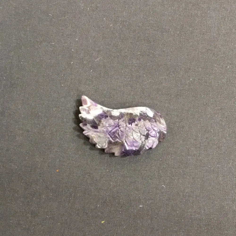 Crystal Angel Wings 2.5’’ – Guardian Angel Energy | The Mystical Moons - Dream Amethyst - 6 - Carvings