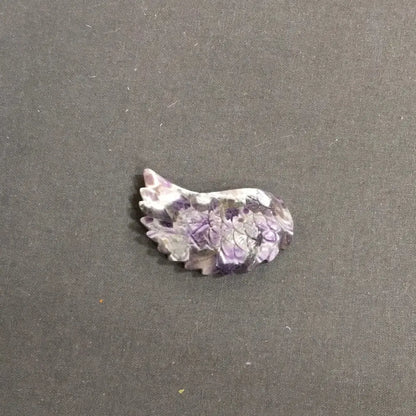 Crystal Angel Wings 2.5’’ – Guardian Angel Energy | The Mystical Moons - Dream Amethyst - 6 - Carvings