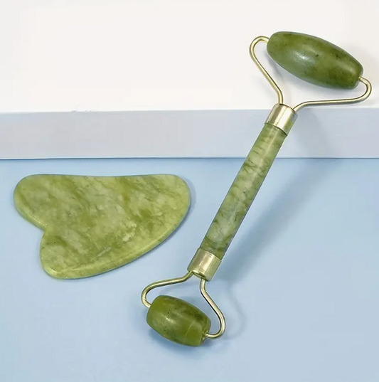 Crystal Face Rollers - Jade - Bath Body & Skin Products