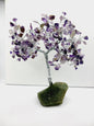 9’’ Crystal Gemstone Trees - 9’’ Amethyst (silver) - Home Decor