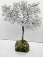 9’’ Crystal Gemstone Trees - 9’’ Clear Quartz (silver) - Home Decor