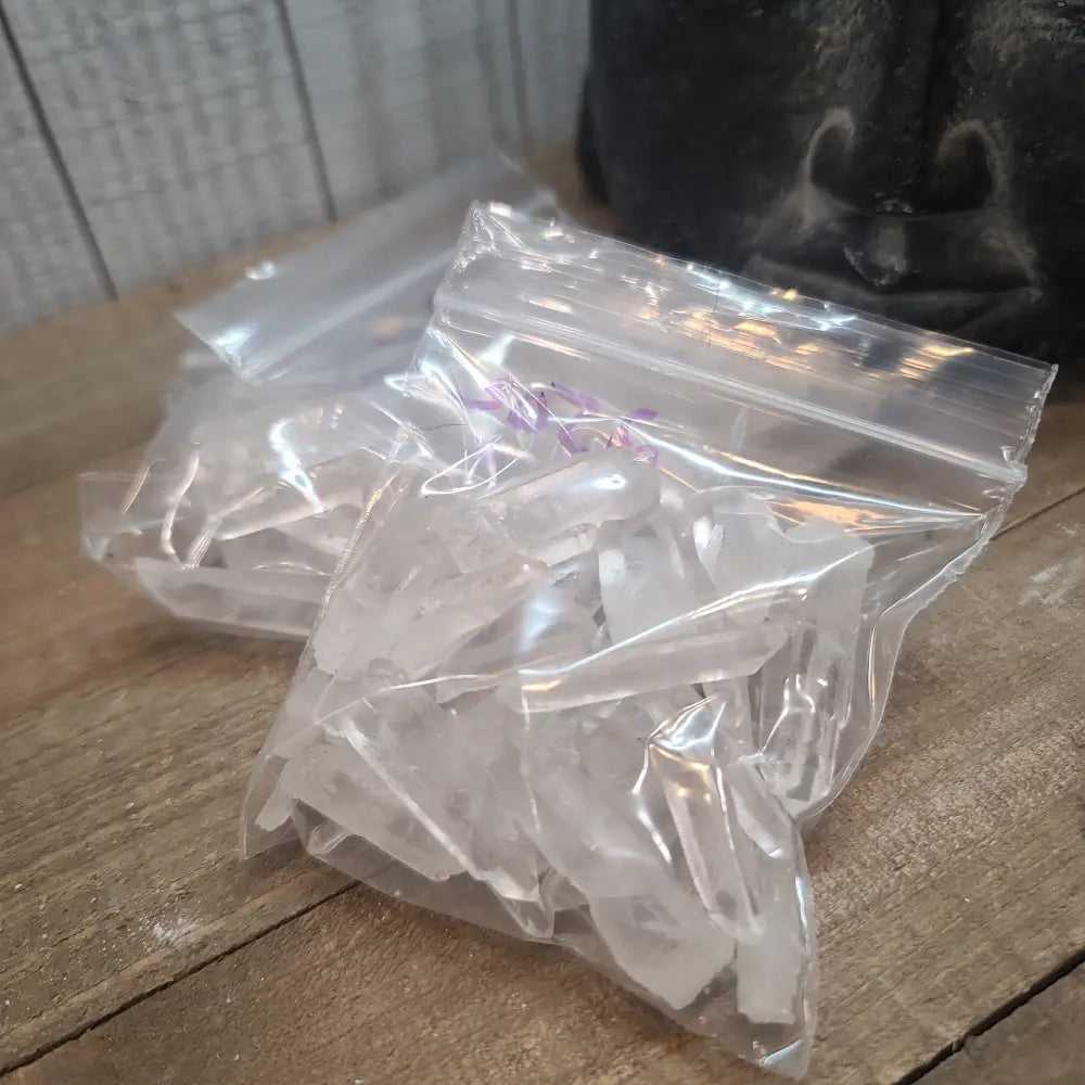 CRYSTAL GRID! Clear Quartz Grab Bags 2.5 oz. bag - Grid Working