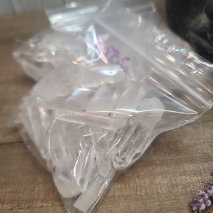 CRYSTAL GRID! Clear Quartz Grab Bags 2.5 oz. bag - Grid Working
