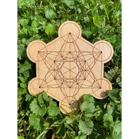 Crystal Grid - Merkaba Metatron’s Cube - 8’’ - Grid Working