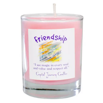 Harmonia Reiki Herbal Votive Candle - Friendship - Candles & Accessories