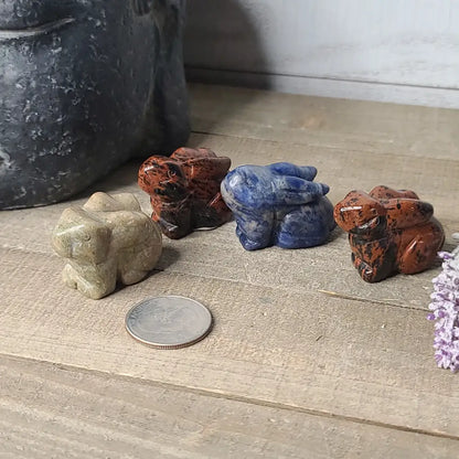Crystal Rabbit - Carvings