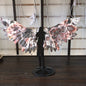 Crystal Wings with Stand - Red Mexican Agate #1 - Carvings