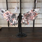 Crystal Wings with Stand - Red Mexican Agate #1 - Carvings