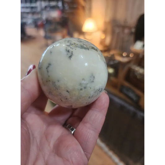 ⚪🌿 Dendritic Opal Spheres – Growth Wisdom and Natural Harmony! 🌿⚪ - Spheres