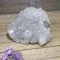Diamond Calcite Natural Clusters on Green Apophyllite - 11 - Specimens
