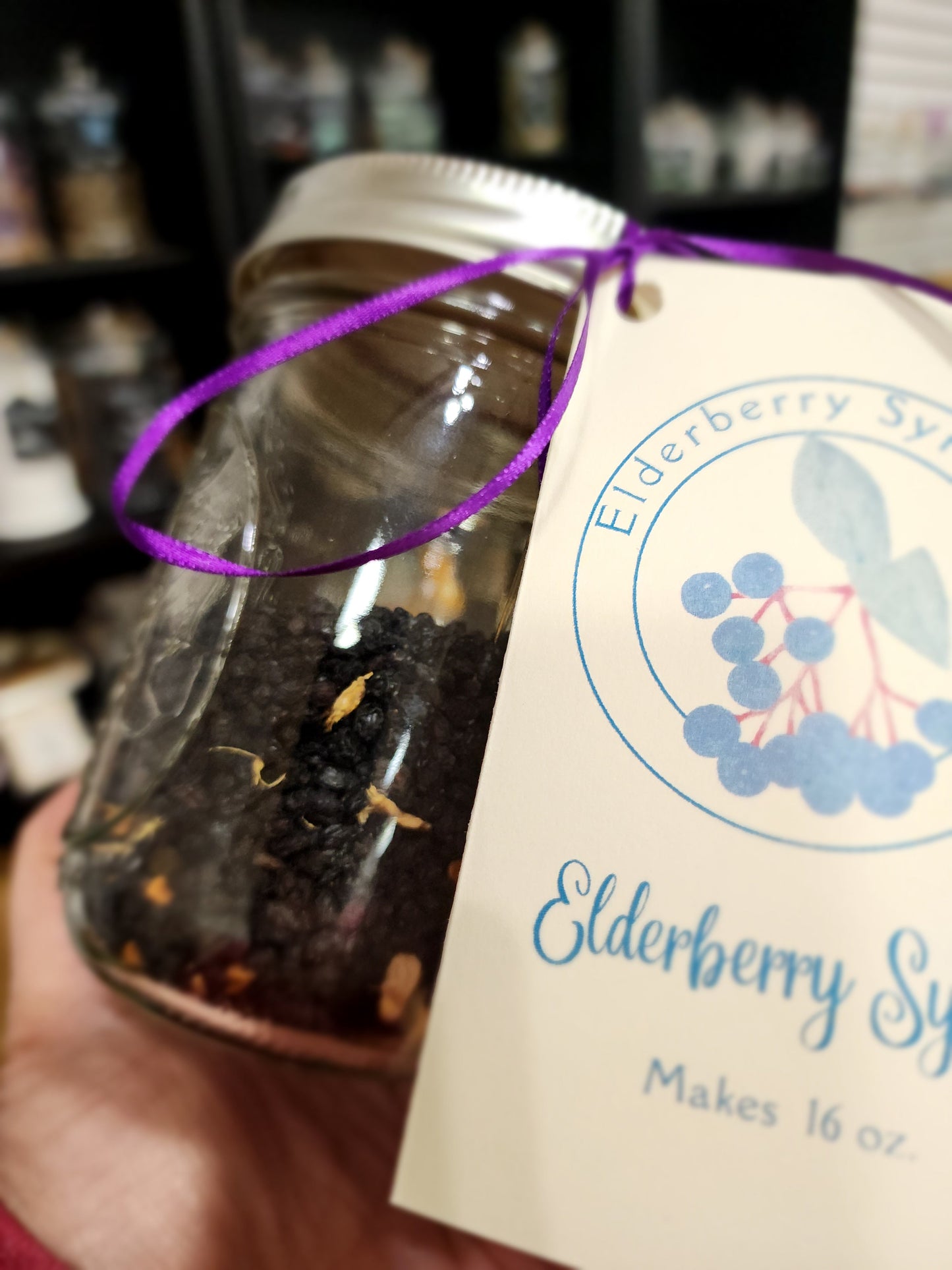 DIY Elderberry Syrup Kit makes 16oz. - Herbs & Accessories