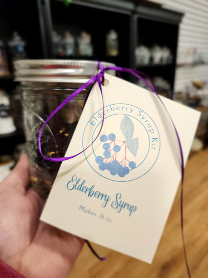 DIY Elderberry Syrup Kit makes 16oz. - Herbs & Accessories