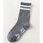Dobby Socks - Dark Gray/White - Clothing & Apparel
