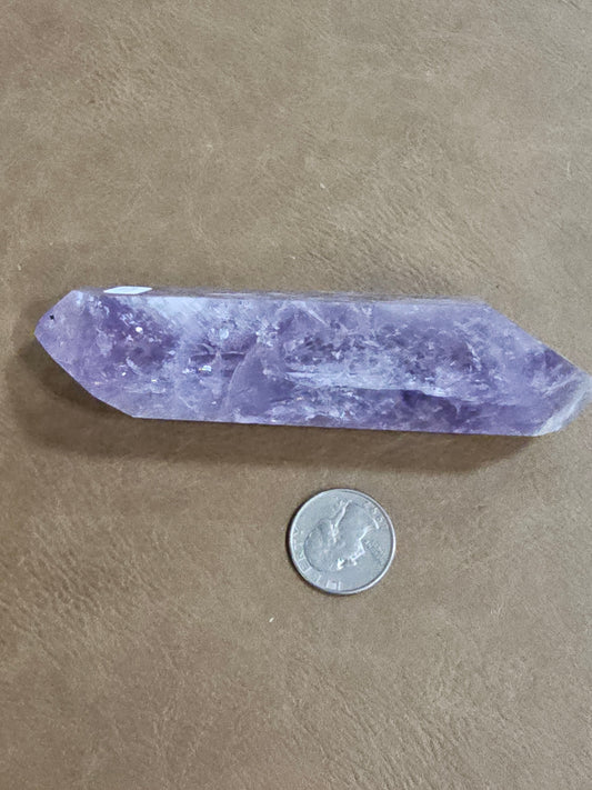 🌈💜 Double Terminated Amethyst with Rainbows – Intuition Peace & Radiant Energy Flow! ✨ - 1 - Towers