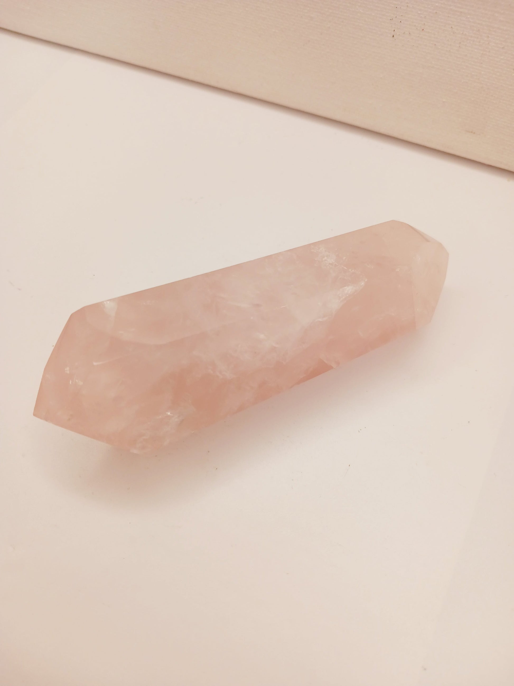 💗✨ Double Terminated Rose Quartz – Love Harmony and Energy Flow 🌟 - Towers