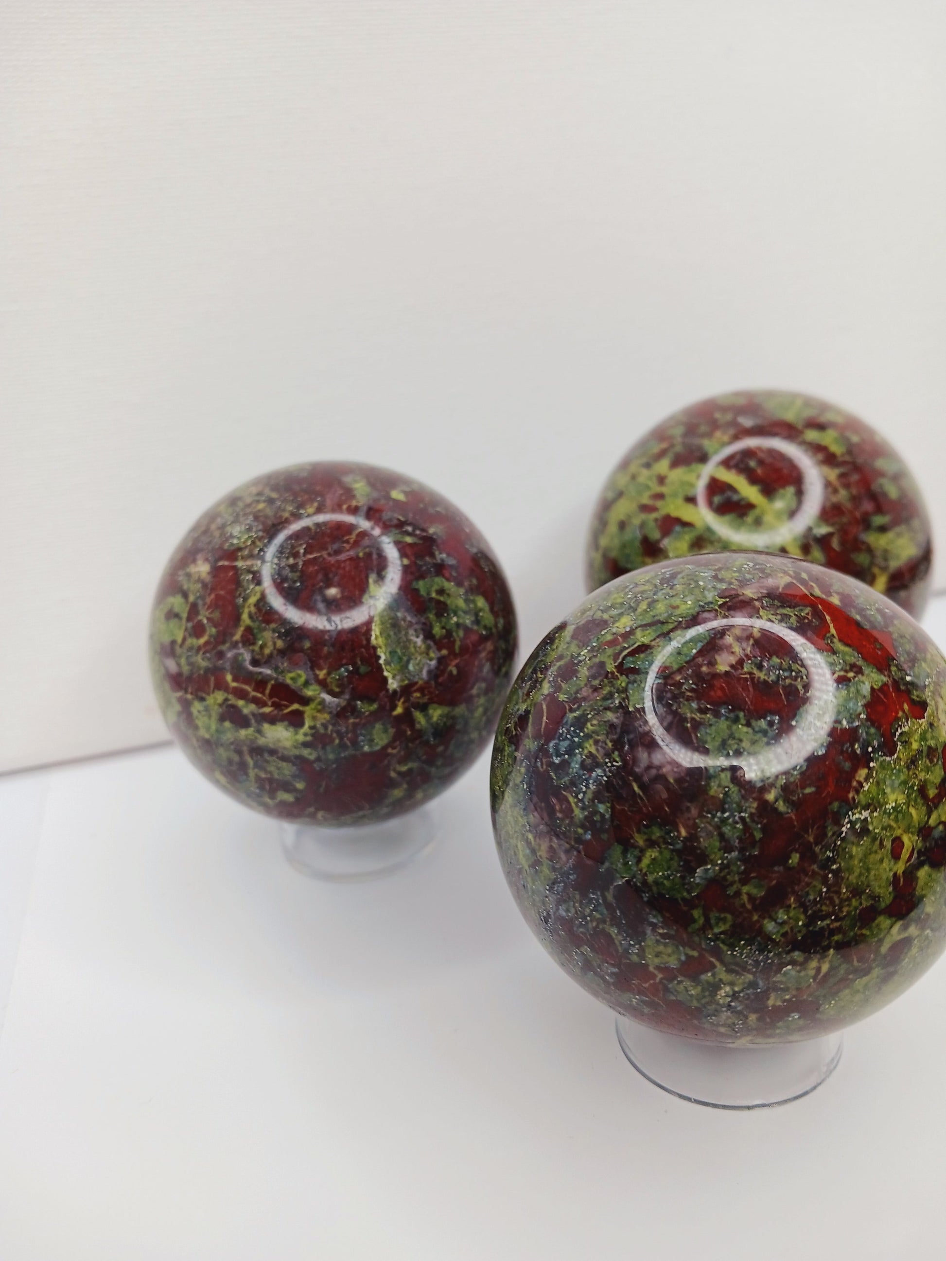 🐉✨ Dragon’s Blood Jasper Sphere – Courage Vitality and Ancient Wisdom! 🌿 - Spheres