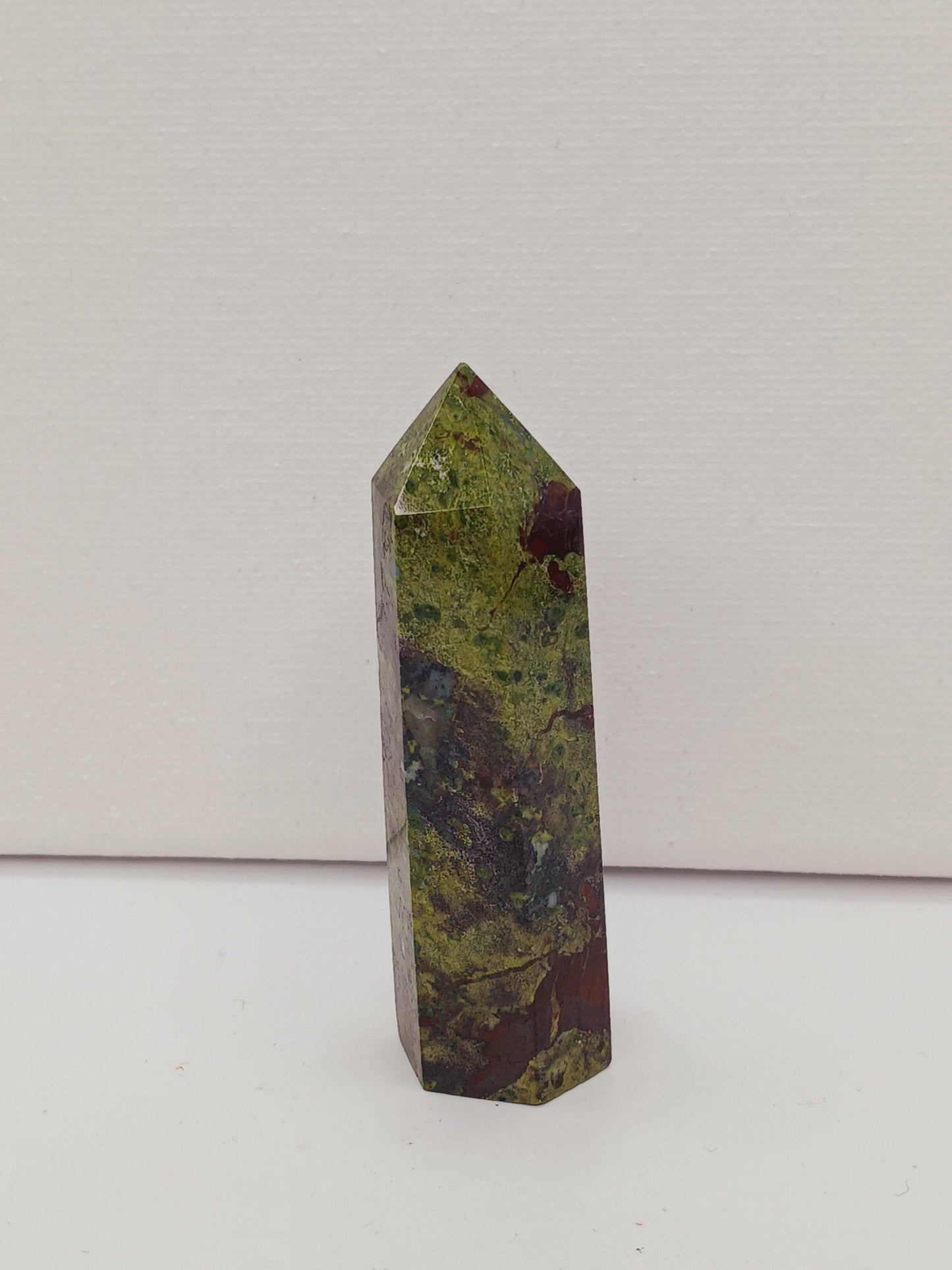 🐉❤️ Dragon’s Blood Jasper Tower Intuitive Pick – Courage Vitality and Empowerment ✨ - 2 - 2.75’’ - Towers