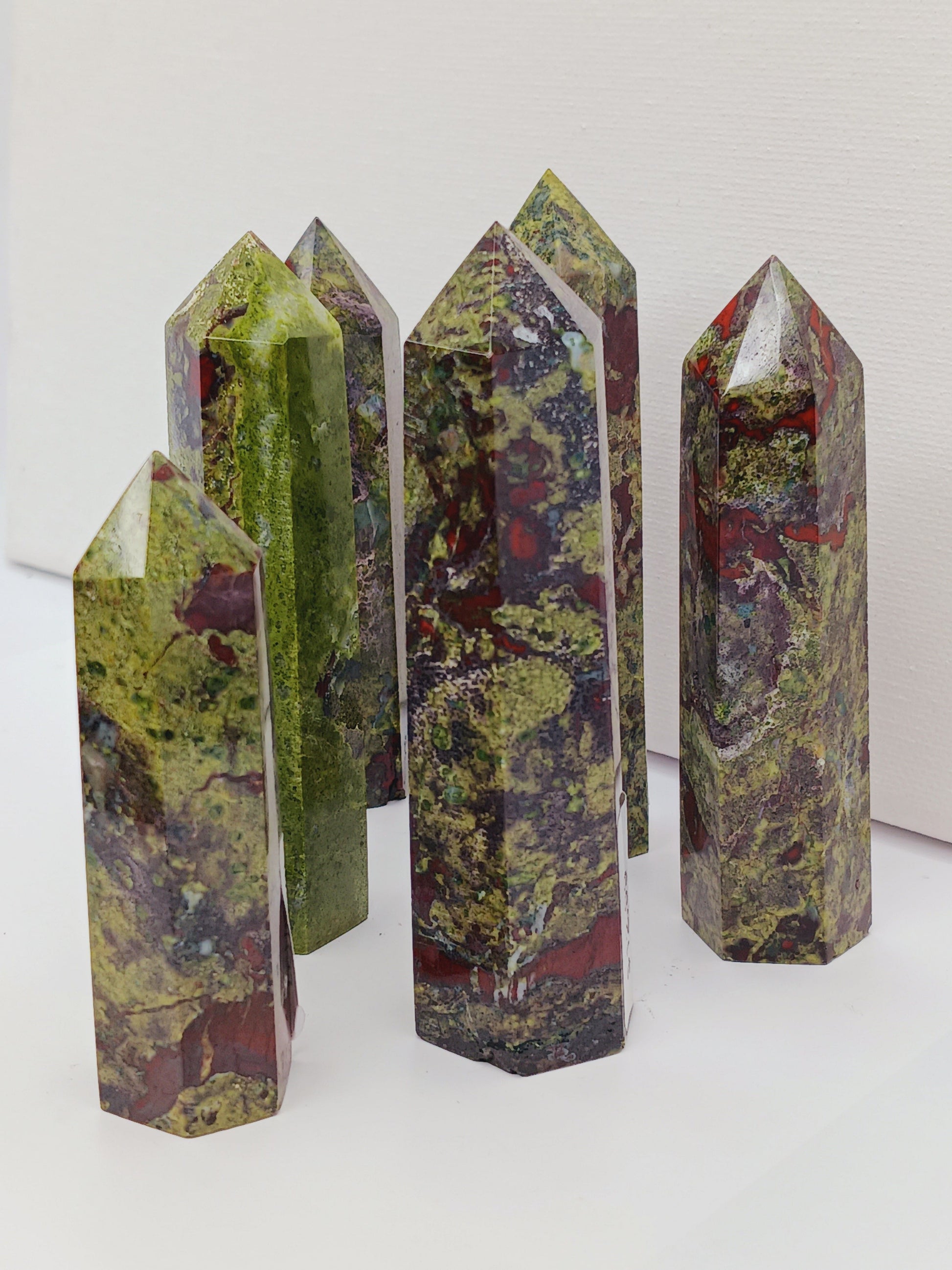 🐉❤️ Dragon’s Blood Jasper Tower Intuitive Pick – Courage Vitality and Empowerment ✨ - Towers