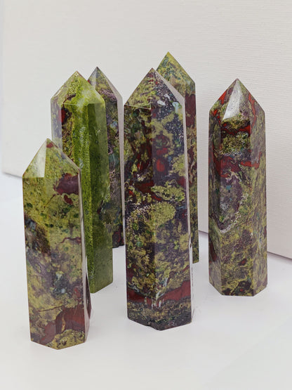 🐉❤️ Dragon’s Blood Jasper Tower Intuitive Pick – Courage Vitality and Empowerment ✨ - Towers