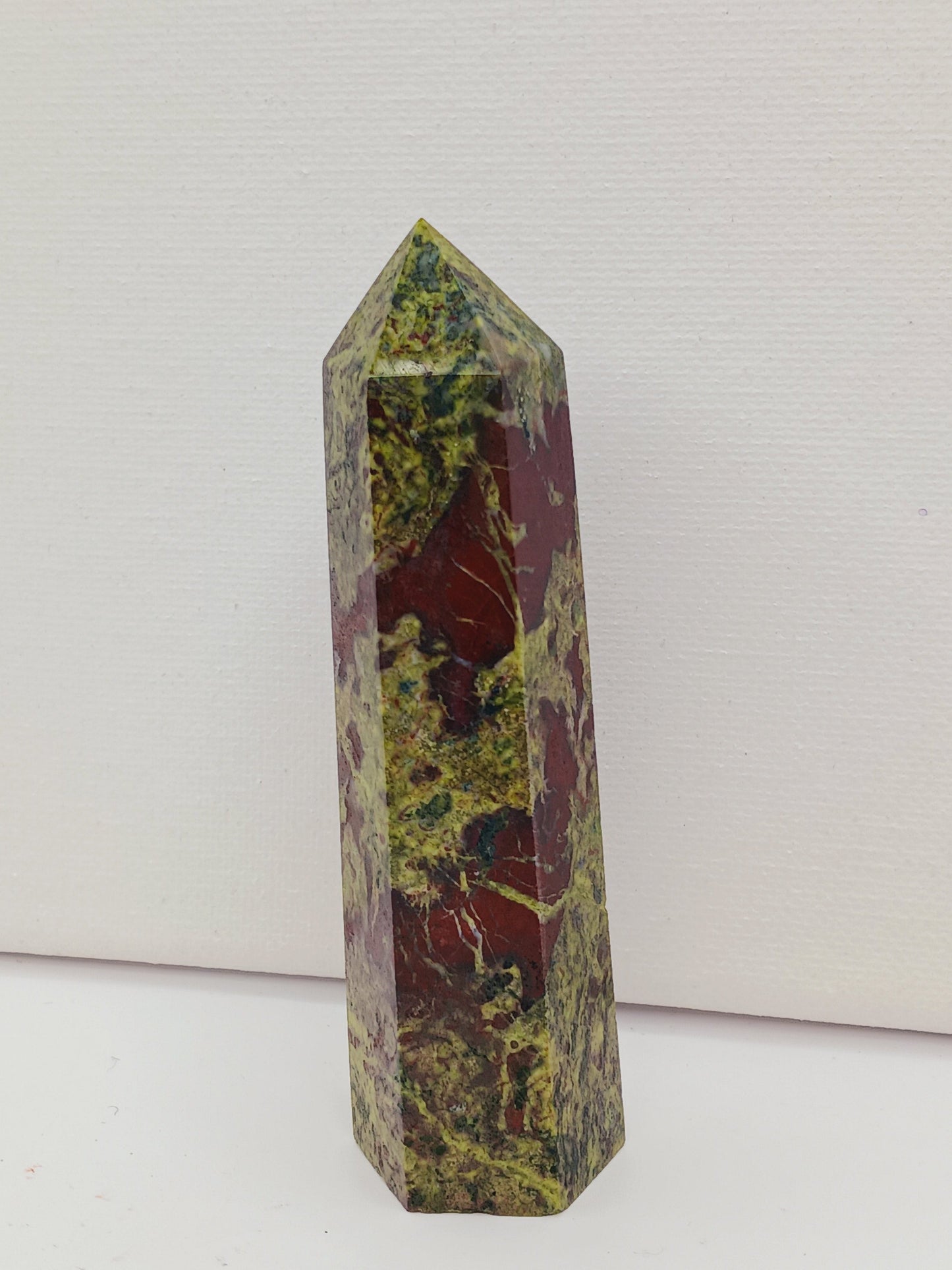 🐉❤️ Dragon’s Blood Jasper Tower Intuitive Pick – Courage Vitality and Empowerment ✨ - 3 - 3.5’’ - Towers