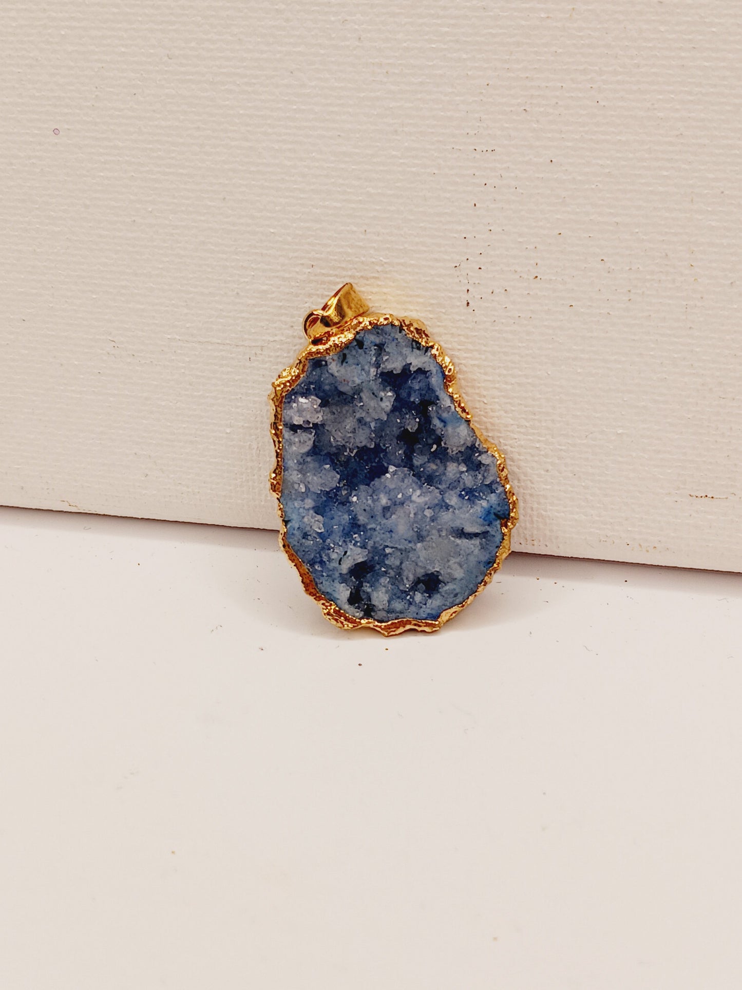 💖💙💜 Druzy Pendant – Sparkling Statement and Intuitive Pick ✨ - Blue - Jewelry
