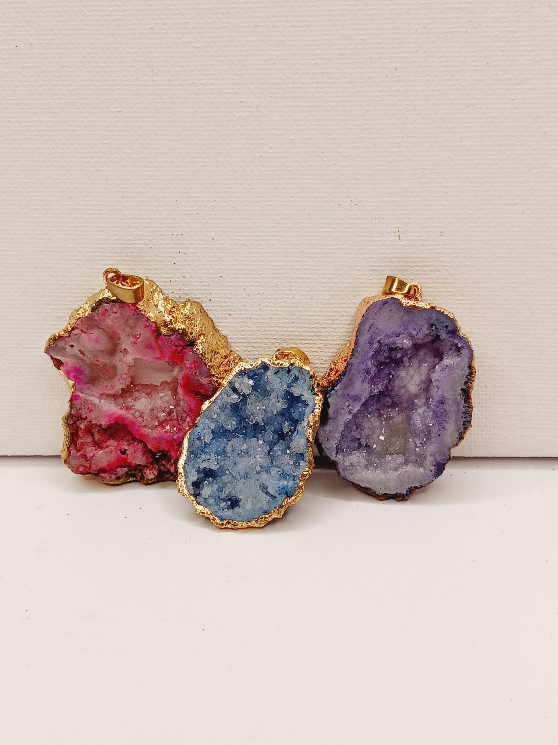 💖💙💜 Druzy Pendant – Sparkling Statement and Intuitive Pick ✨ - Jewelry