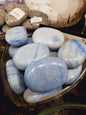 💙✨ Dumortierite Palmstone – Focus Patience and Inner Strength ✨ - Tumbles